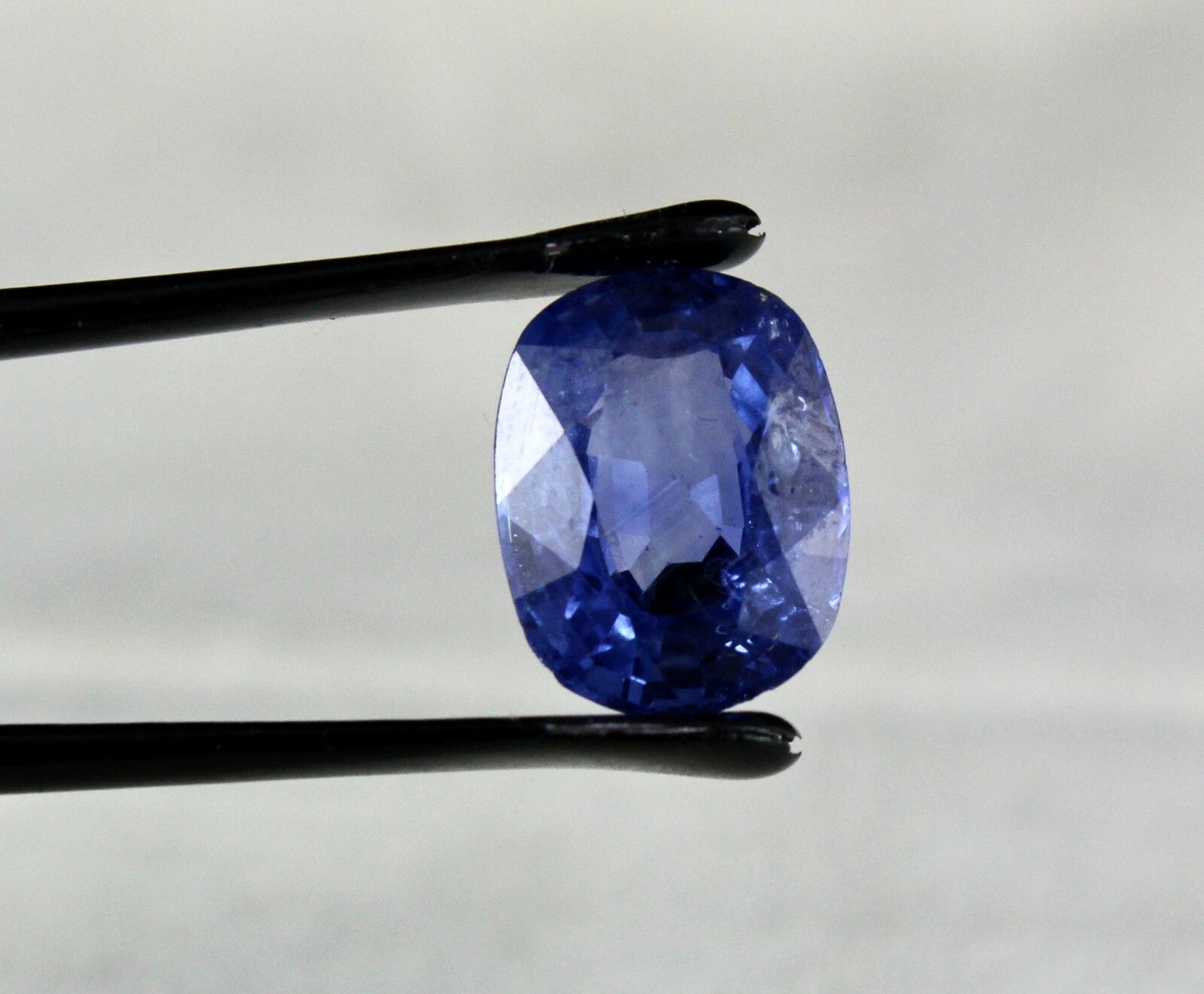 Certified Natural Burma Blue Sapphire Cushion 12x9mm 5.84 Ct Gemstone Ring