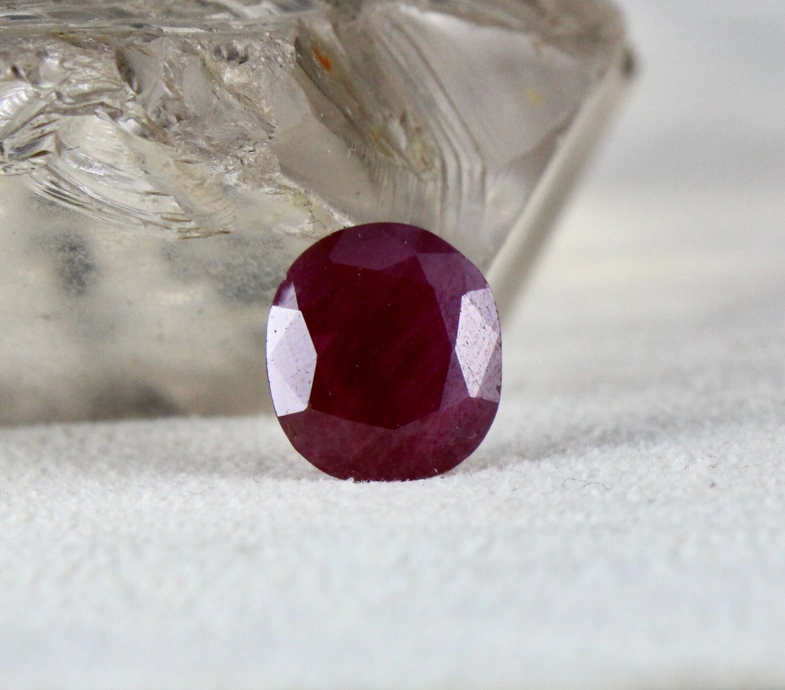 Red Natural Untreated Ruby Oval Cut 6.50ct Gemstone Ring Pendant