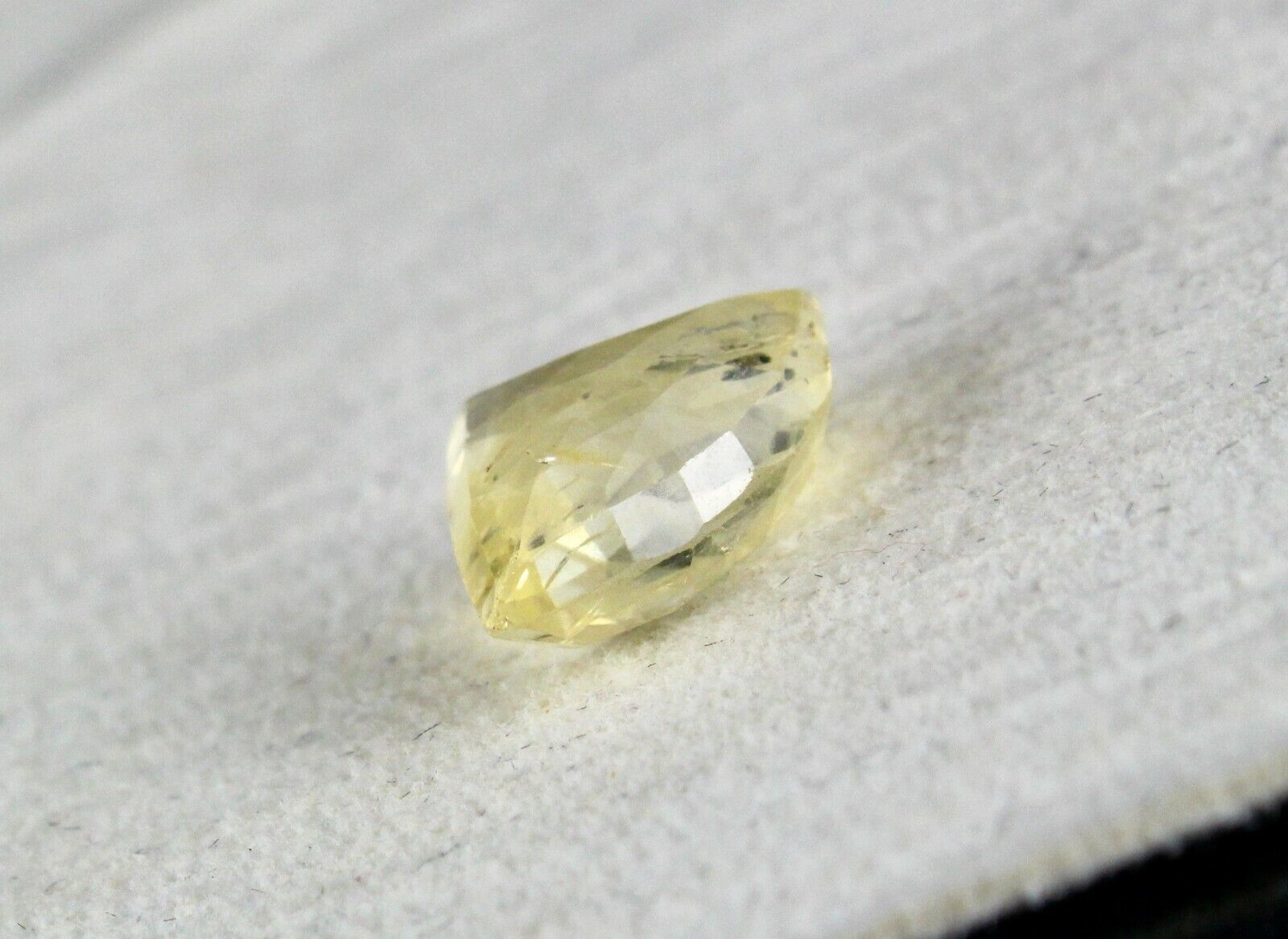 Natural Untreated Yellow Sapphire Triangle Cut 8.63 Carats Gemstone Pendant Ring