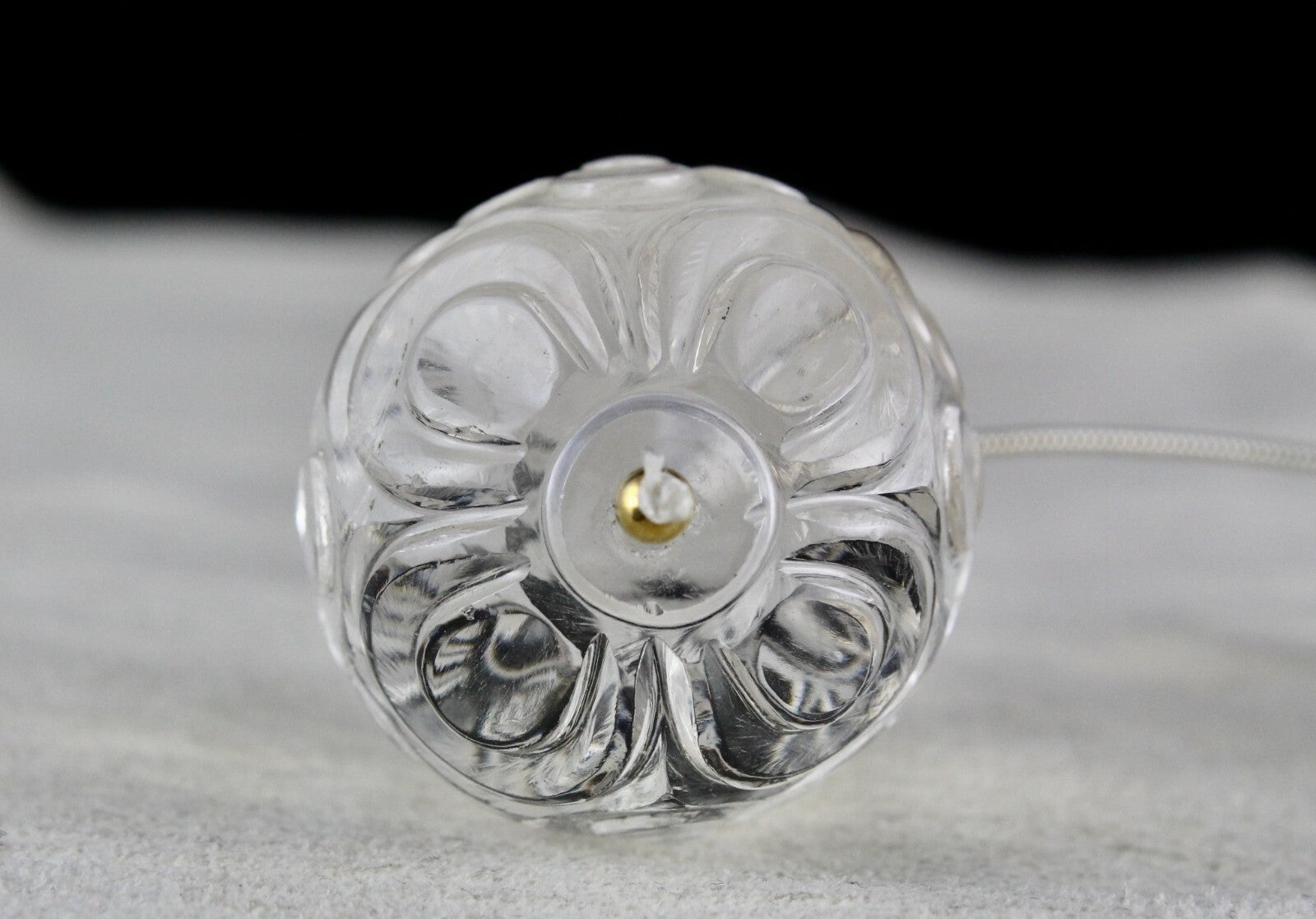 Natural Rock Crystal Quartz 260 Ct Carved Oval Bead Gemstone Set Designing