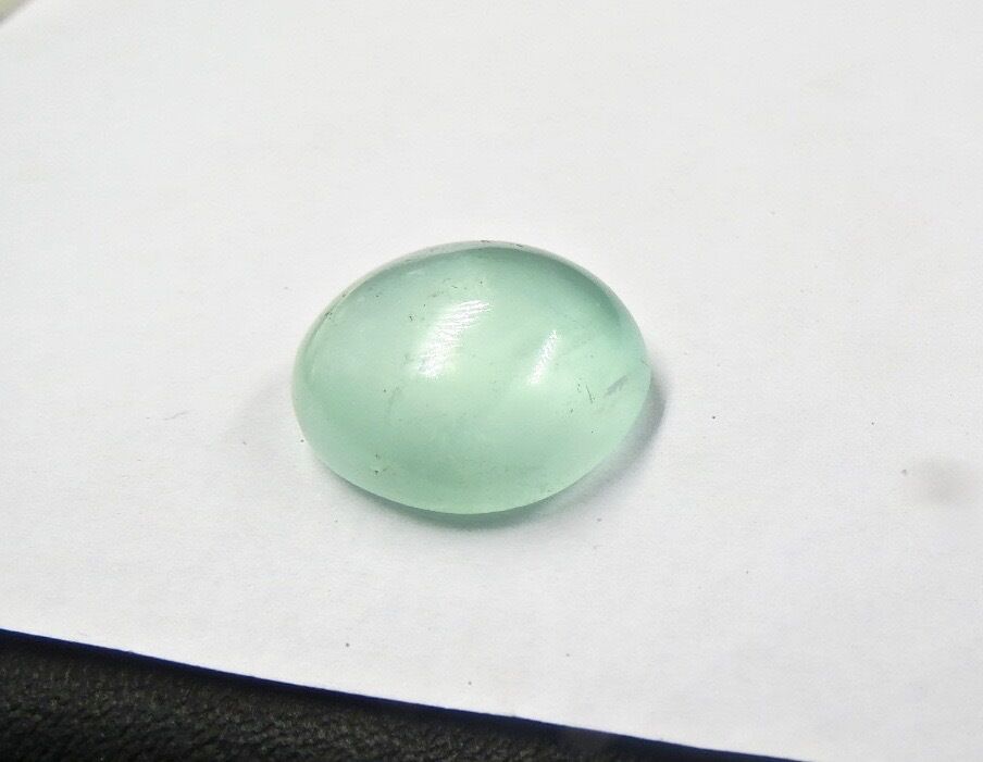 NATURAL COLOMBIAN EMERALD BERYL OVAL CABOCHON 20.64 CARATS GEMSTONE RING PENDANT