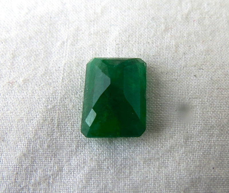 Certified Natural Emerald 12x9mm 3.71ct Octagon Gemstone For Ring/pendant