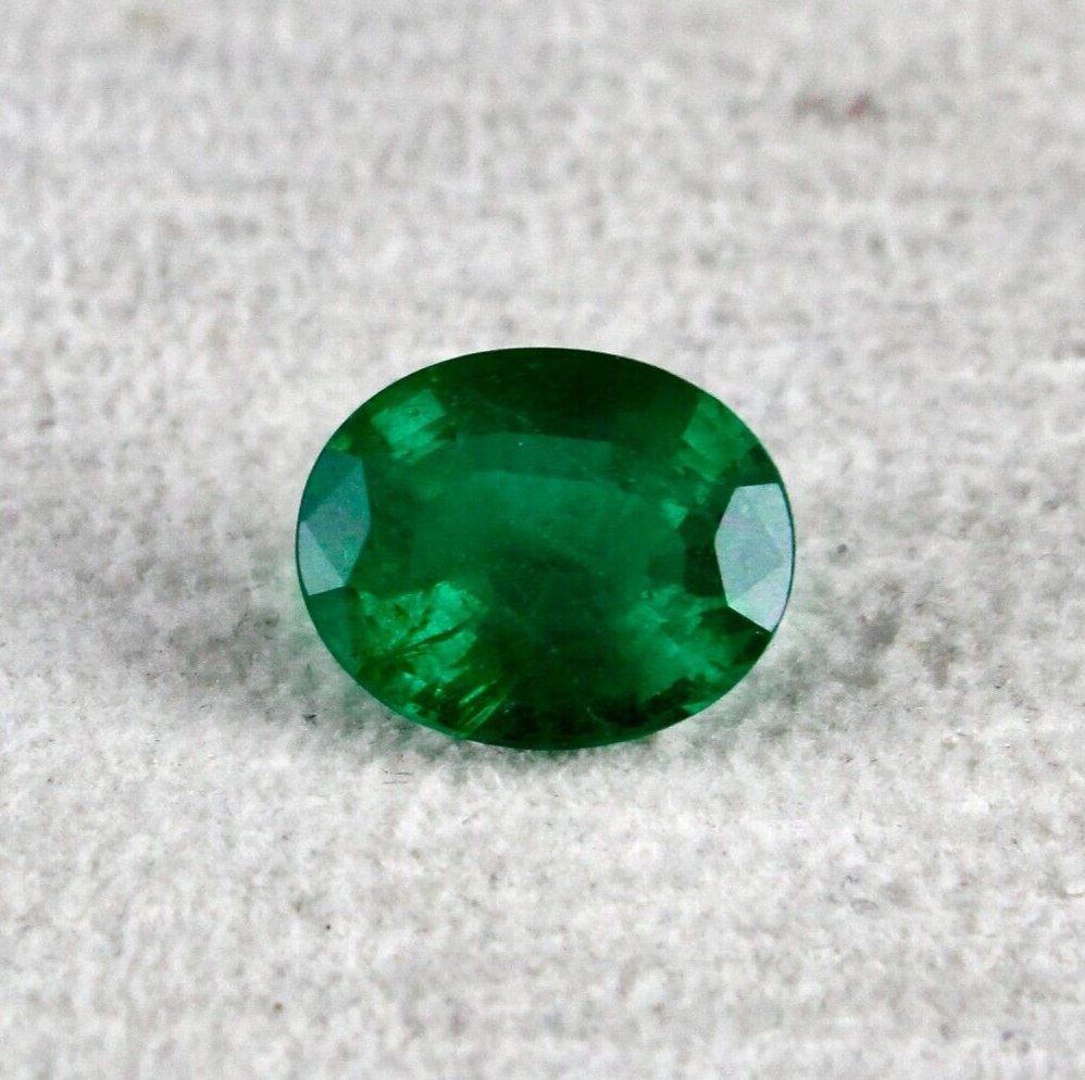 Natural Zambia Emerald Oval Cut 11X9mm 4 Ct Precious Loose Gemstone Ring Pendant