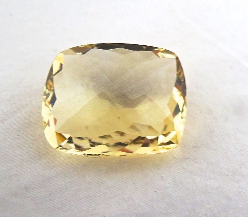 NATURAL YELLOW CITRINE CUSHION 31 CARATS GEMSTONE FOR RING PENDANT