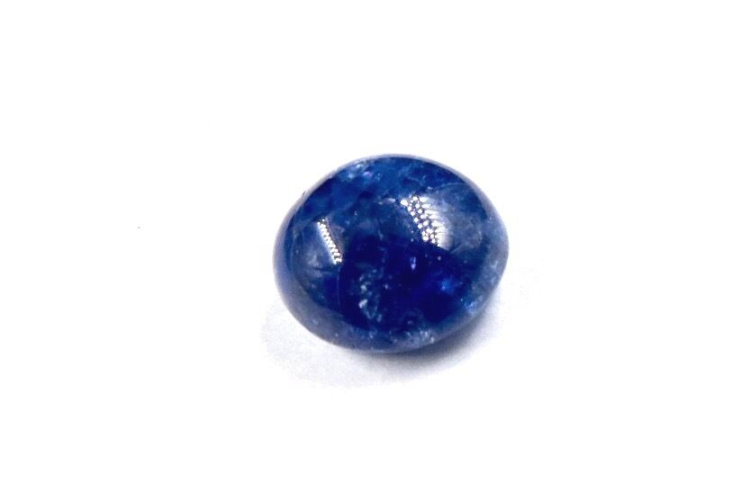 NATURAL UNHEATED BLUE SAPPHIRE CABOCHON ROUND 11.62 CTS GEMSTONE FOR DESIGNING 