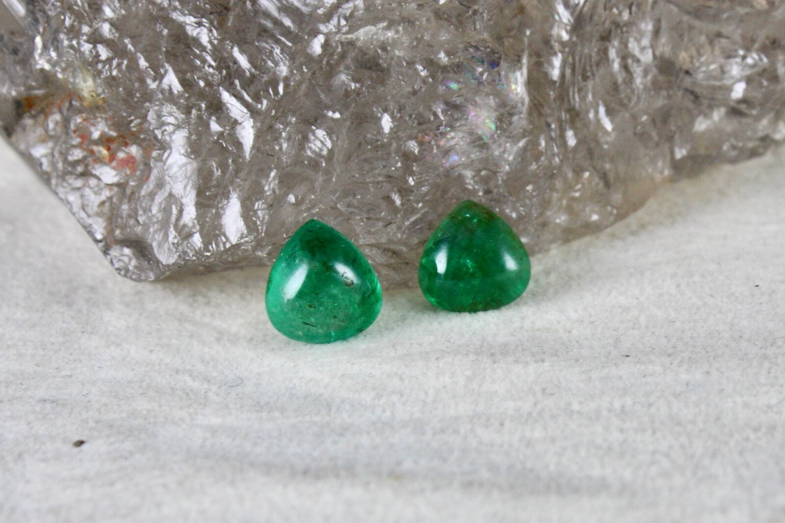 Certified Natural Zambia Emerald Heart 10.79ct Sterling Silver Gemstone Earrings