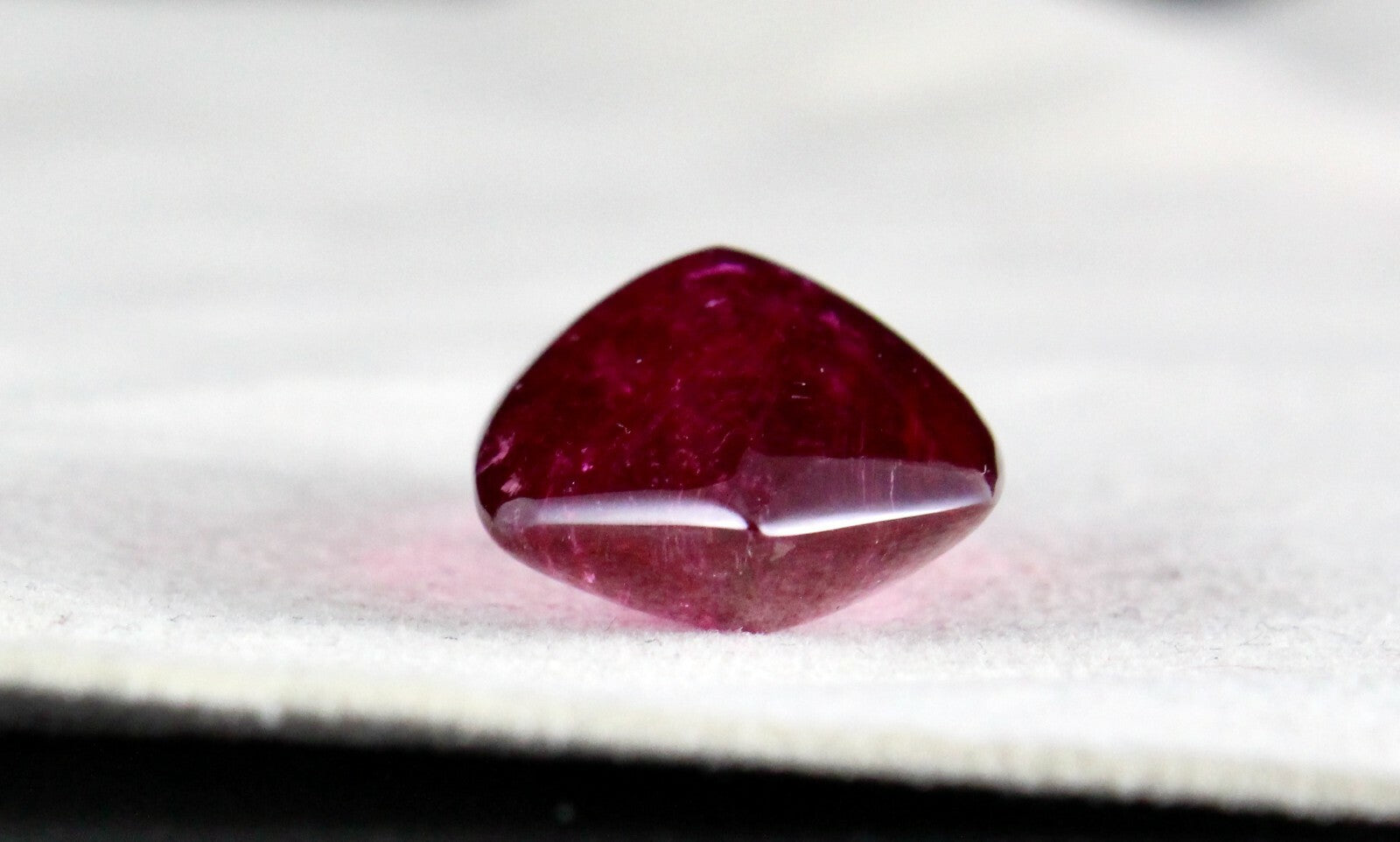 Certified Natural Rubellite Pink Tourmaline Pear Cab 55.05 Ct Aa+ Gemstone