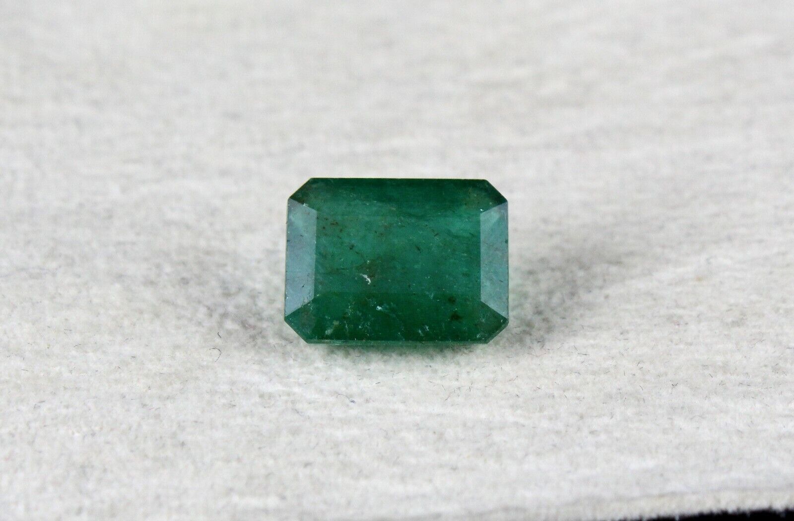 Certified Natural Emerald Octagon Cut 13X10mm 7.24 Carats Gemstone Ring Pendant