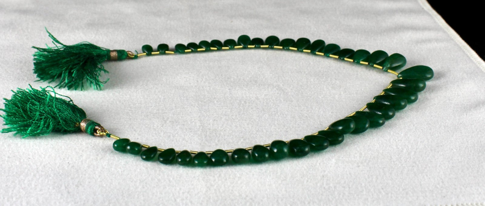 Certified Natural Emerald Teardrop Necklace 94.58 Ct Hanging Gemstone Designing