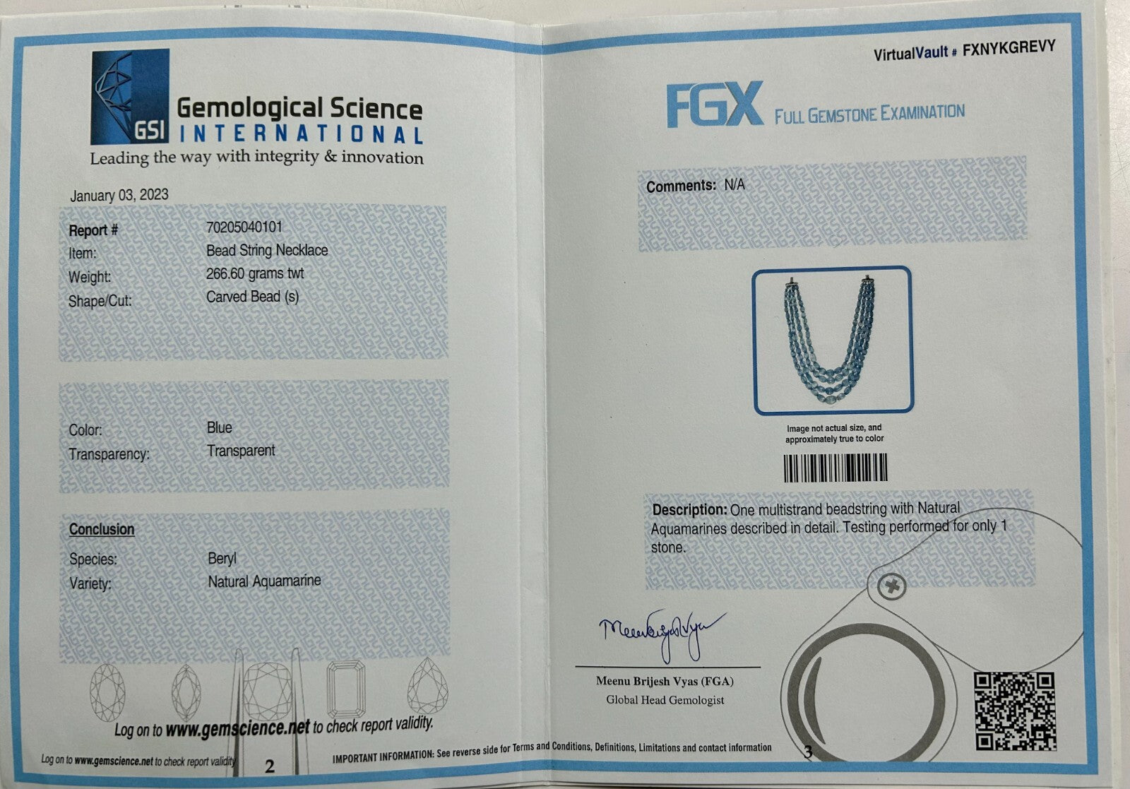 Certified Natural Blue Aquamarine 1310ct Carved Cabochon Gemstone Necklace