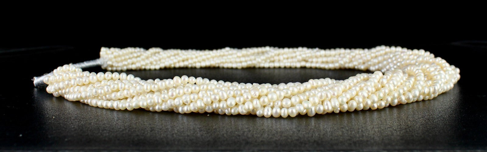 Genuine Round Fresh Water Pearl Beads Necklace 772 Ct Fashion Gemstone For Women
