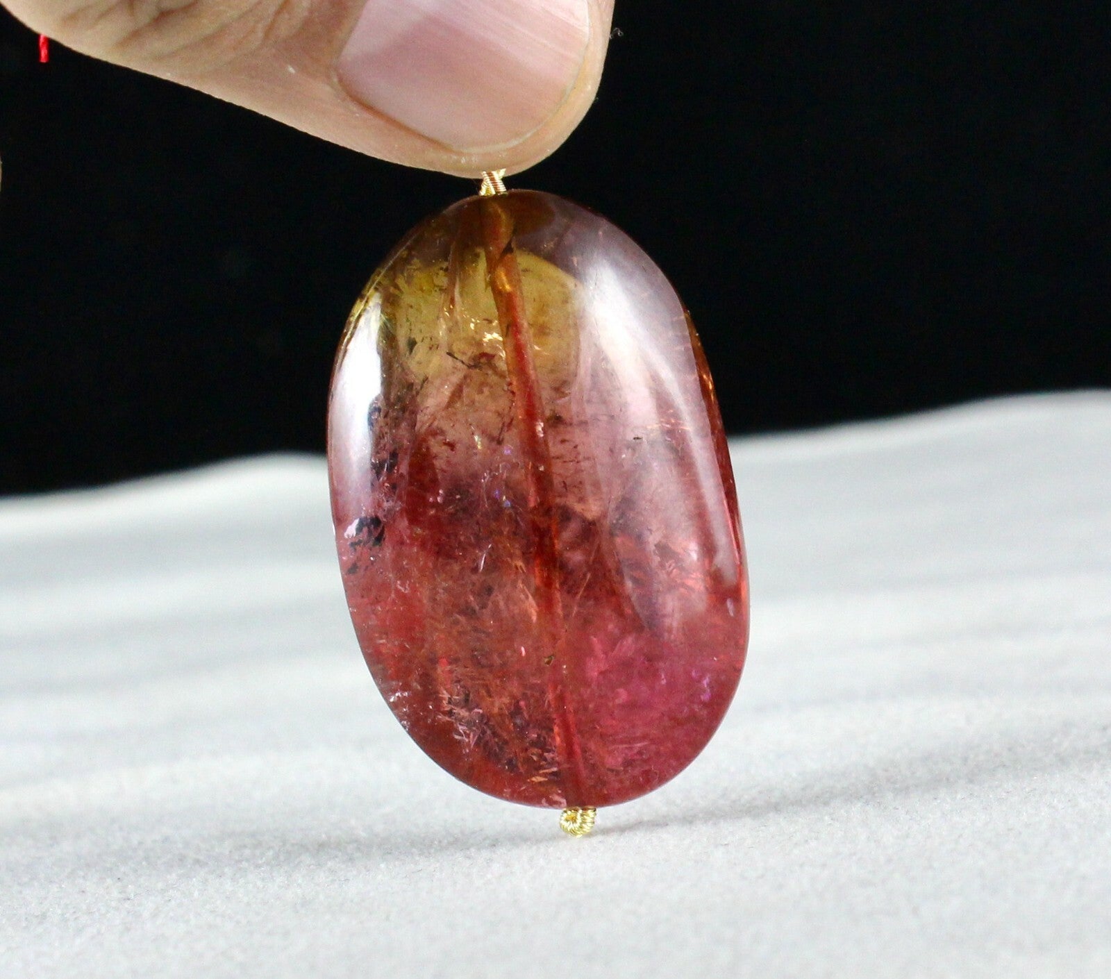 Certified Natural Tourmaline Rubellite 131 Ct Multi Gemstone Pendant Design