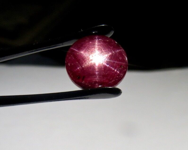 NATURAL 6 LINE STAR RUBY OVAL CABOCHON 21.35 CTS GEMSTONE FOR RING PENDANT