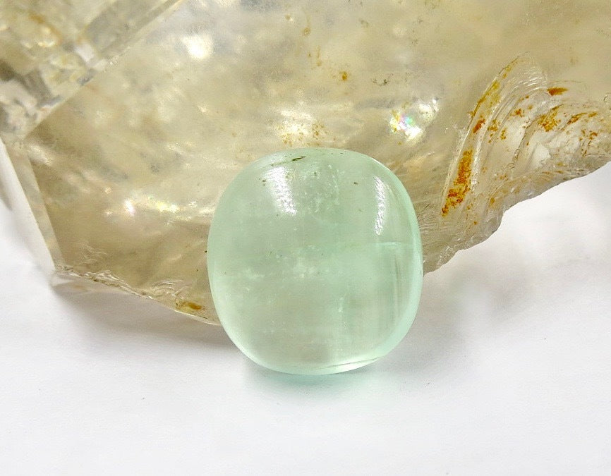 Certified Natural Colombian Emerald 20.64ct Oval Cabochon Gemstone Ring Pendant