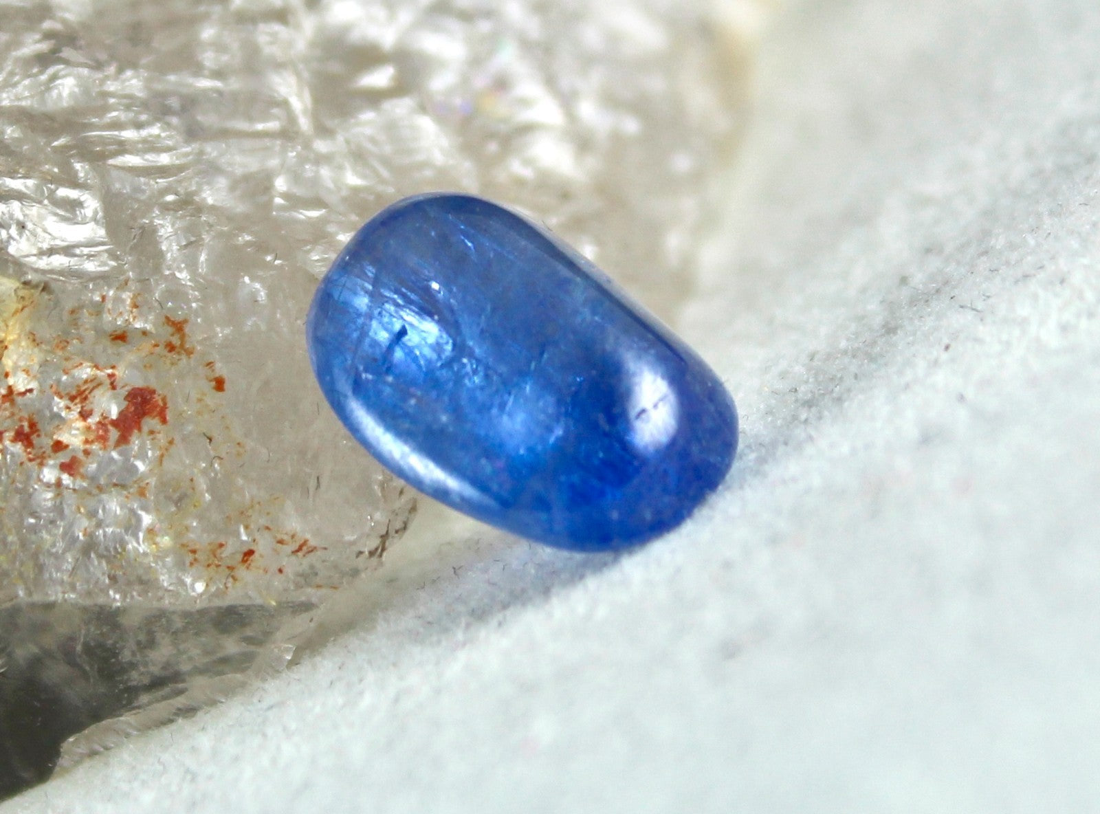 Certified Gtl Natural Blue Sapphire Cabochon Oval 10.15ct Gemstone Ring Pendant