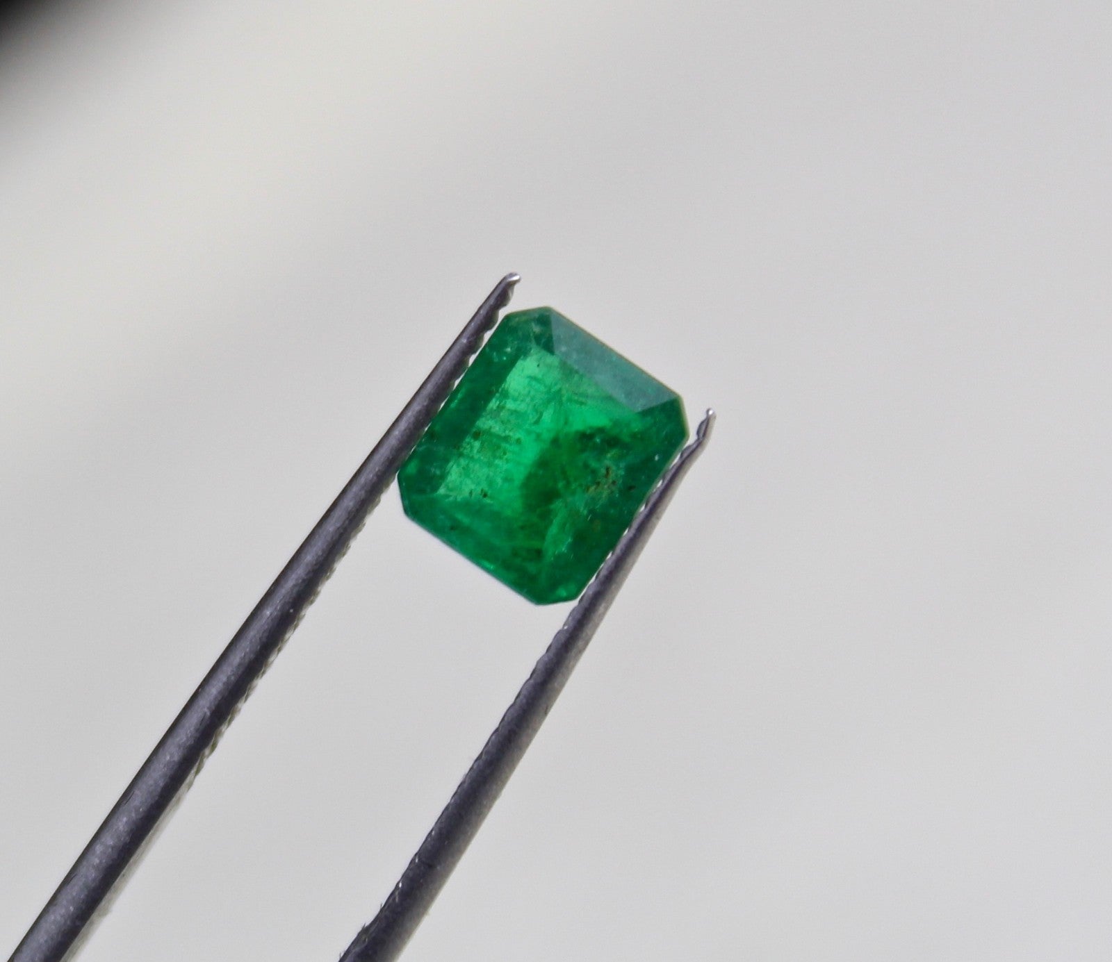 Certified Natural Zambian Emerald Octagon 3.42 Carat Gemstone 3 Pcs For Design
