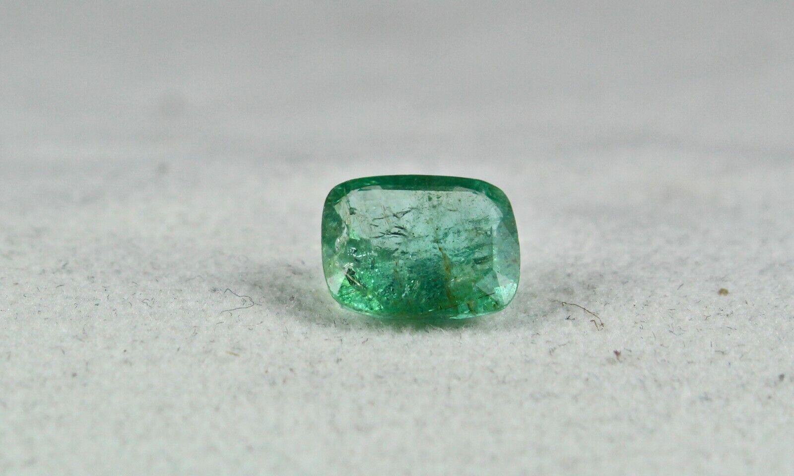 Natural Zambia Emerald Cushion Cut Gemstone 10X8mm 2.99 Ct Design Pendant Ring