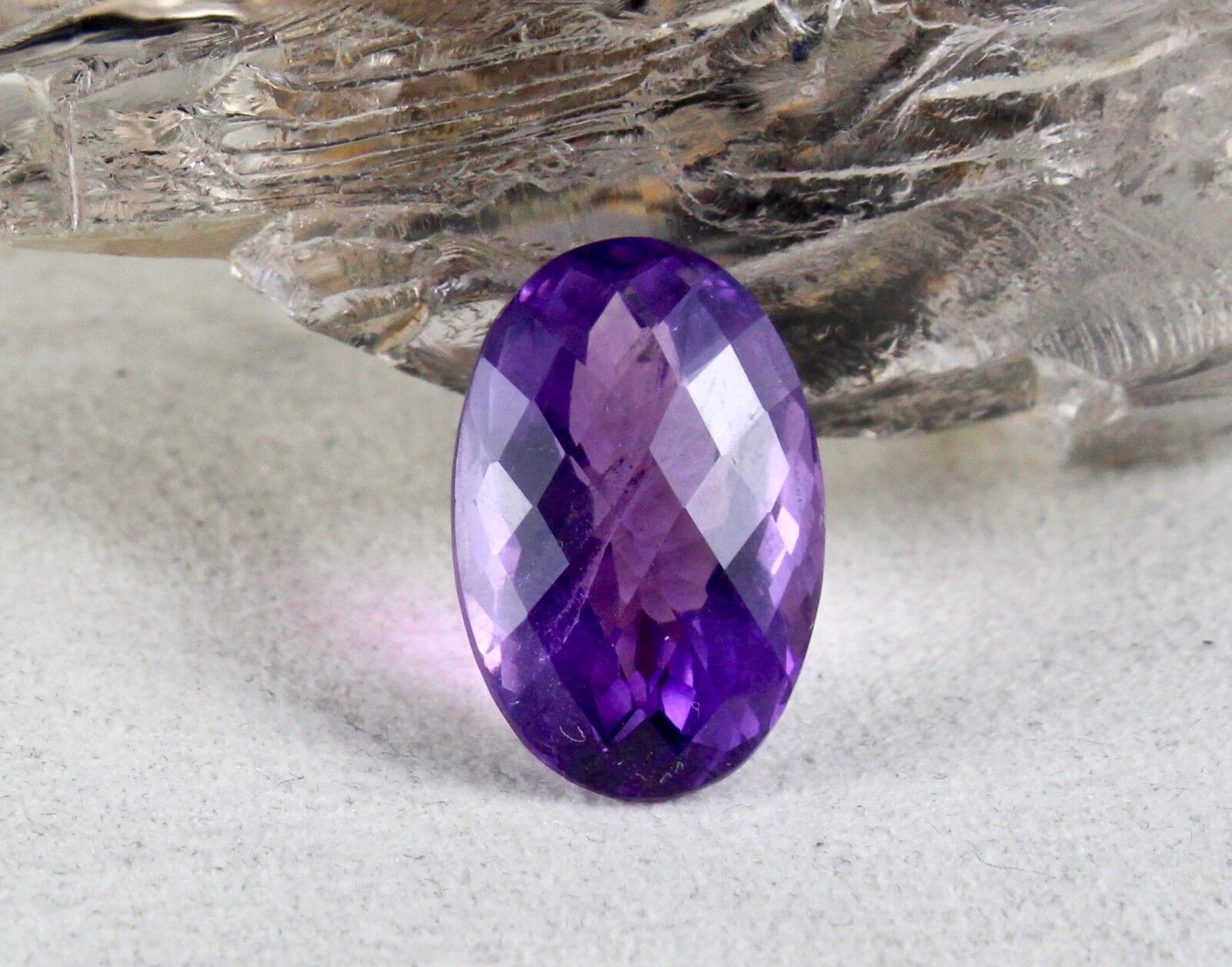  TOP QUALITY NATURAL AMETHYST OVAL CUT 24.93 CTS GEMSTONE FOR PENDANT RING