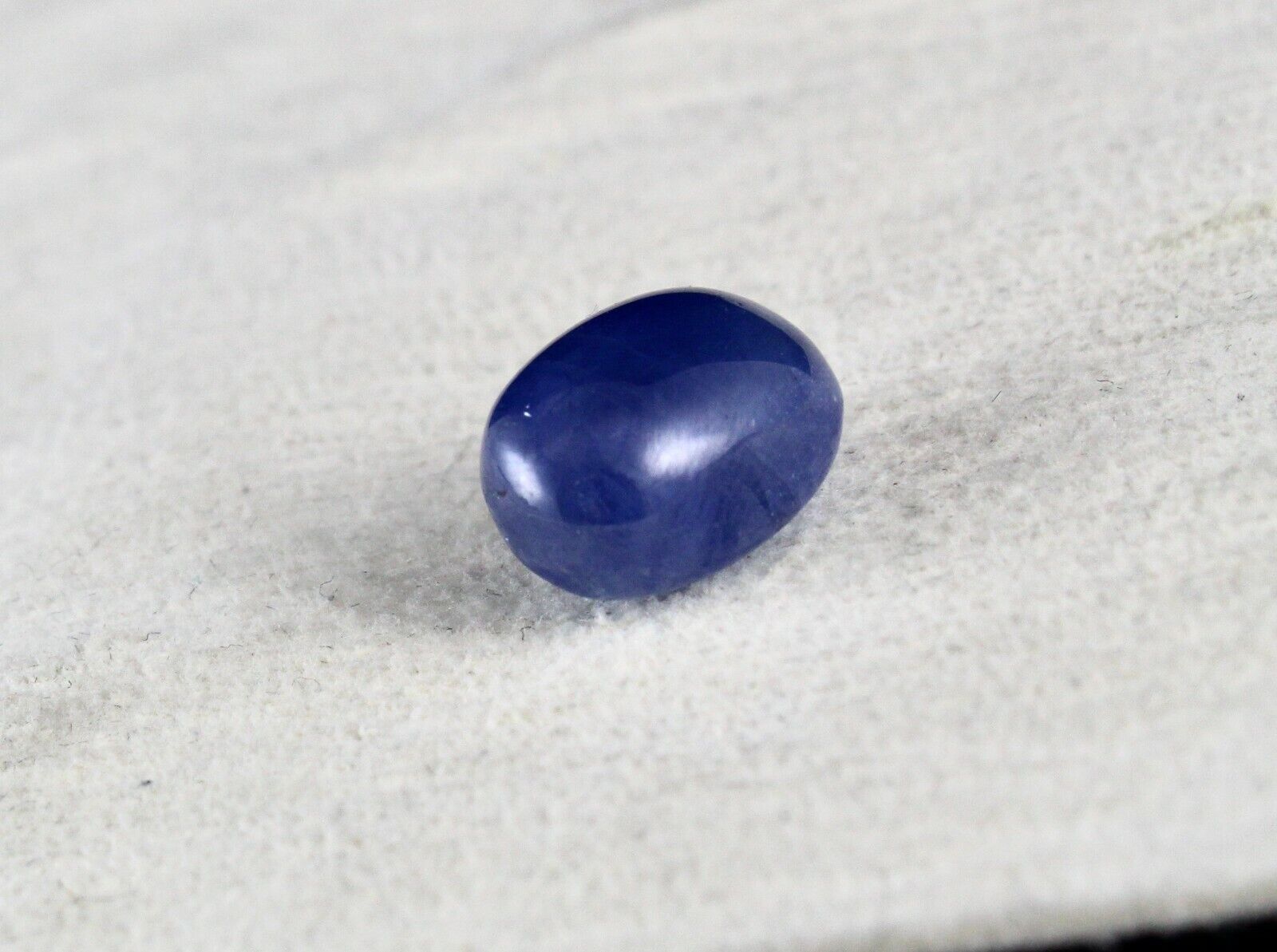 Certified Natural Blue Sapphire Oval Cabochon 15.32 Carats Gemstone Ring Pendant