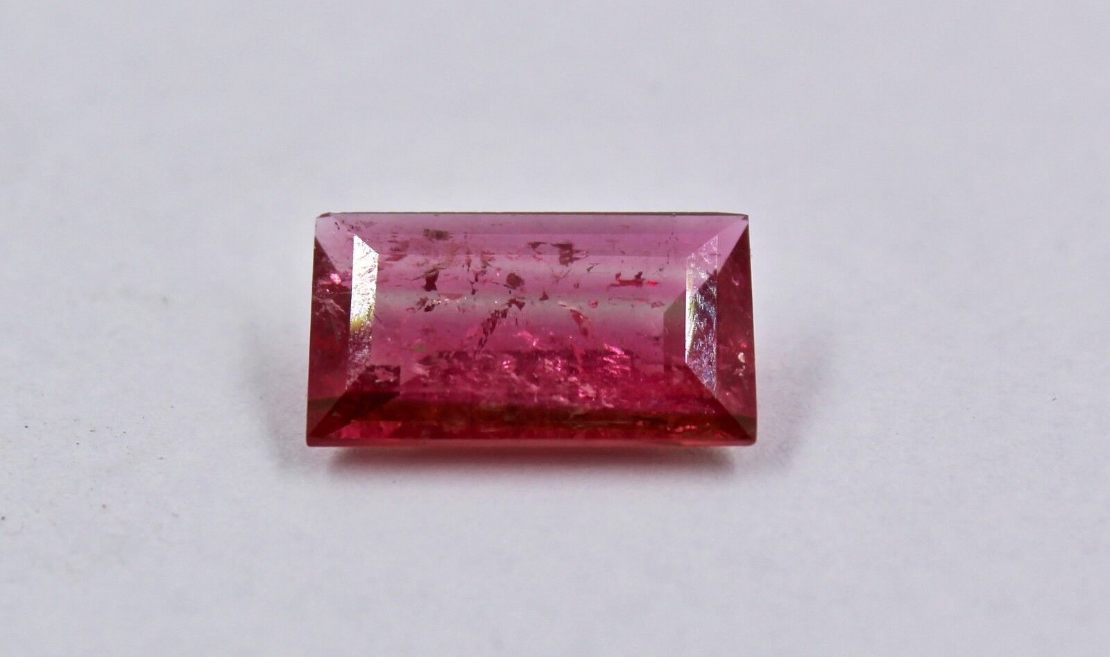 NATURAL MULTI PINK TOURMALINE RECTANGLE CUT 3.48 CTS GEMSTONE FOR RING PENDANT