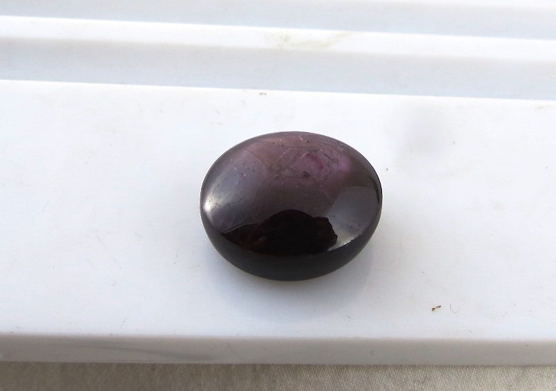 Certified Natural 6-line Star Ruby 43.87ct Oval Cabochon Gemstone Ring Pendant