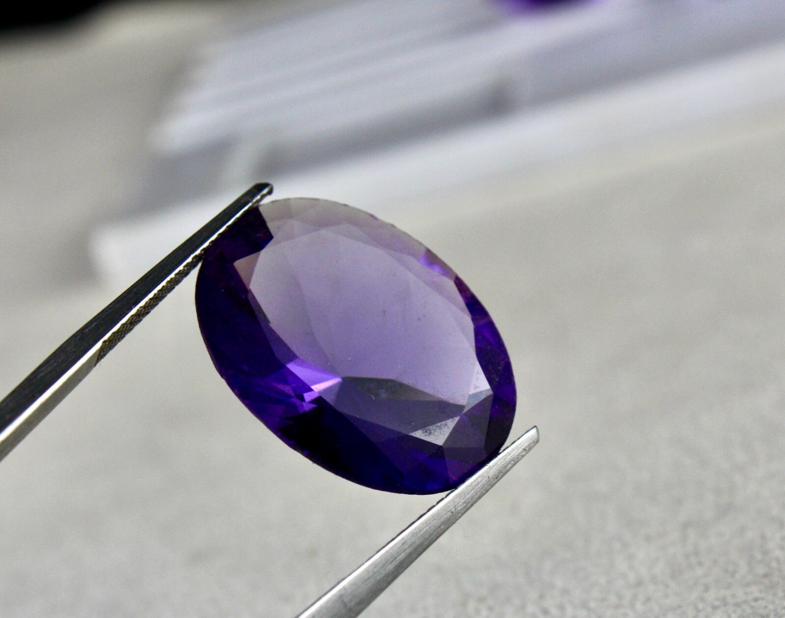 Certified Natural Amethyst Oval 15 Pc 189.90 Ct Loose Gemstone Jewelry Set