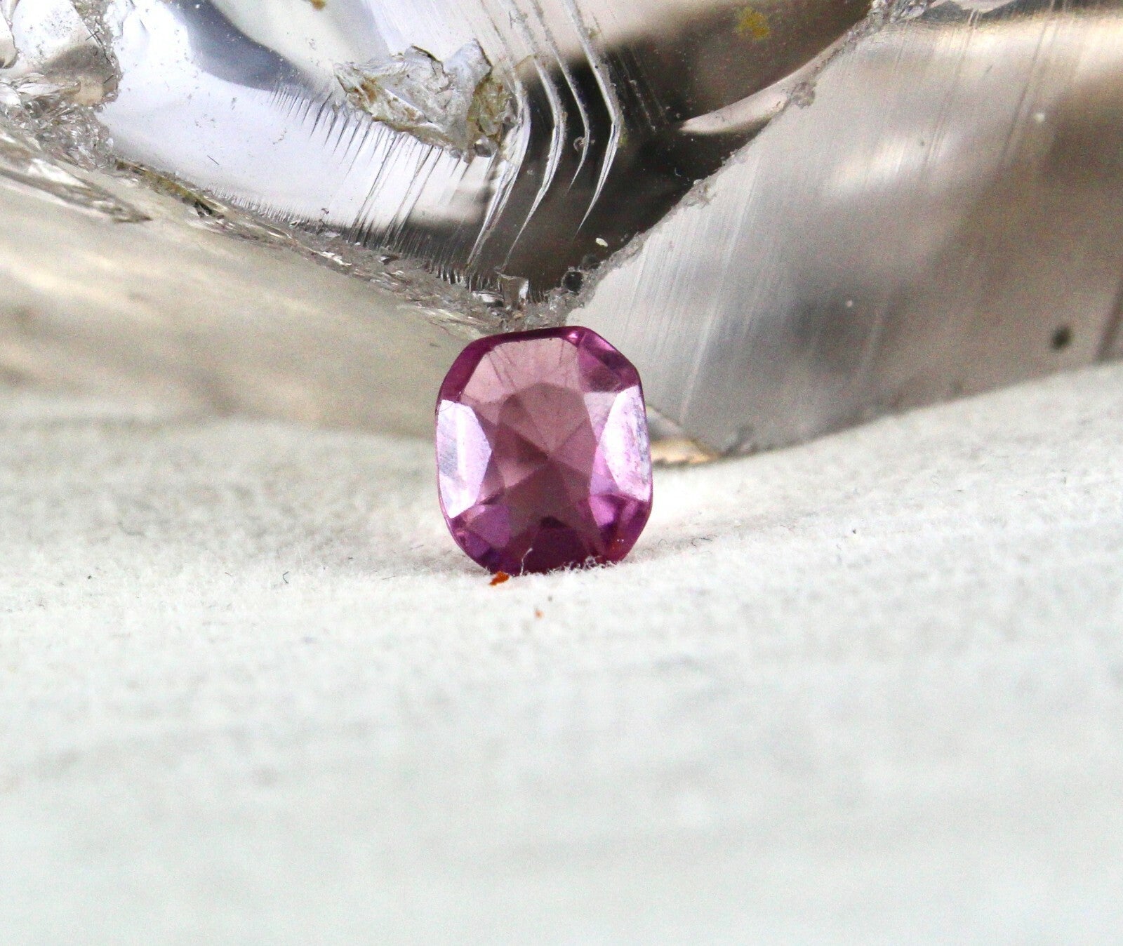 Antique Natural Spinel 1.99 Ct Old Cushion Laladi Gemstone For Pendant