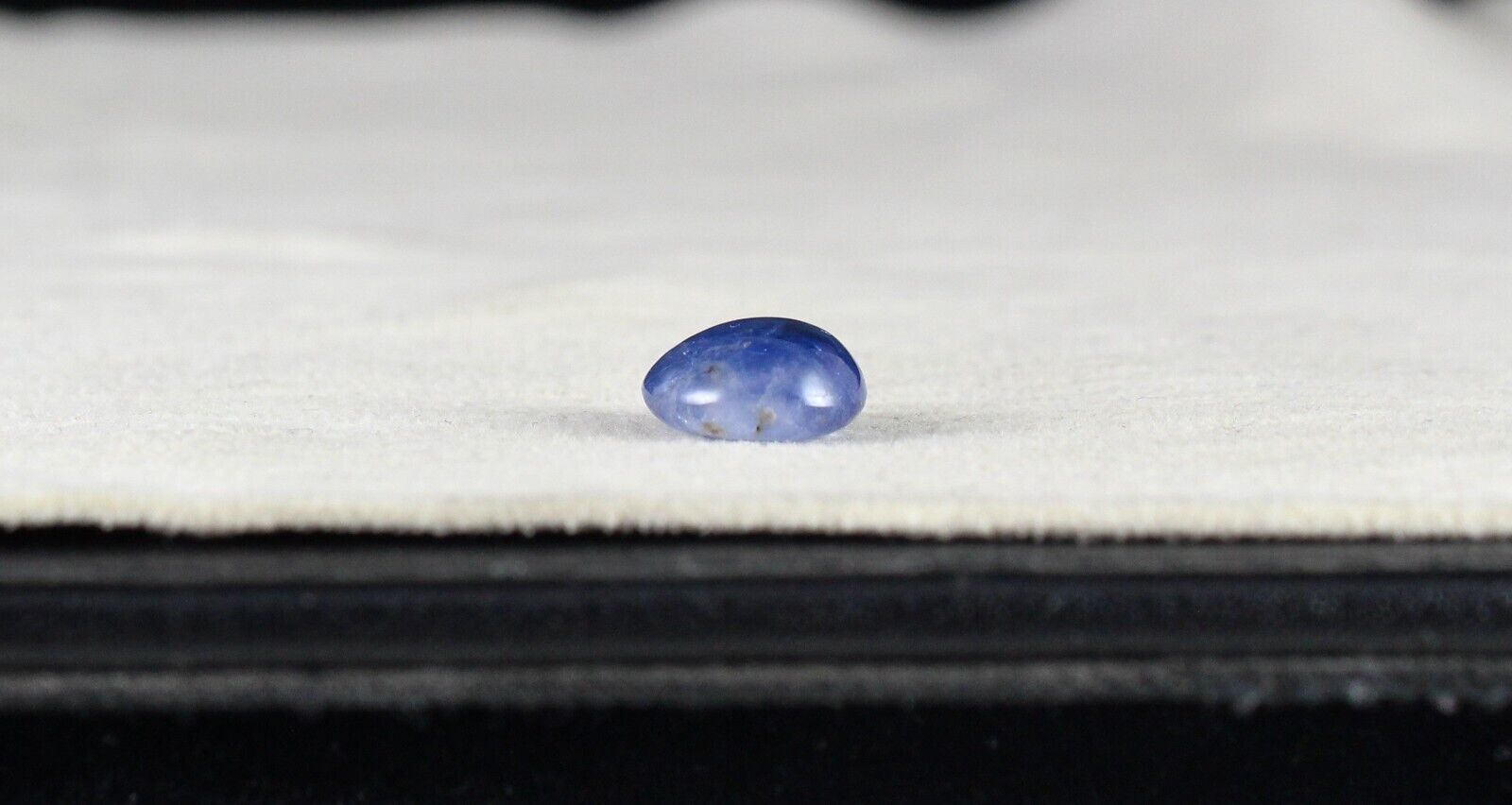 Certified Natural Blue Sapphire Round Cabochon 5.42 Carats Gemstone Ring Pendant