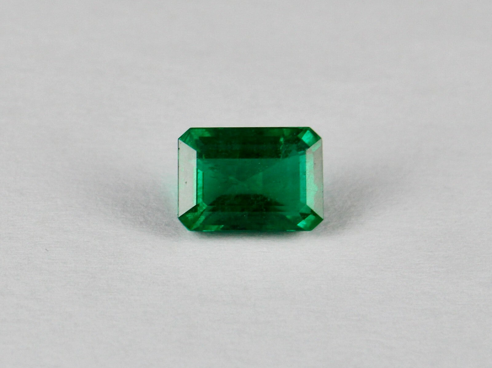 Certified Natural Emerald Octagon Cut 3.85ct 11x8mm Sterling Silver Ring Pendant