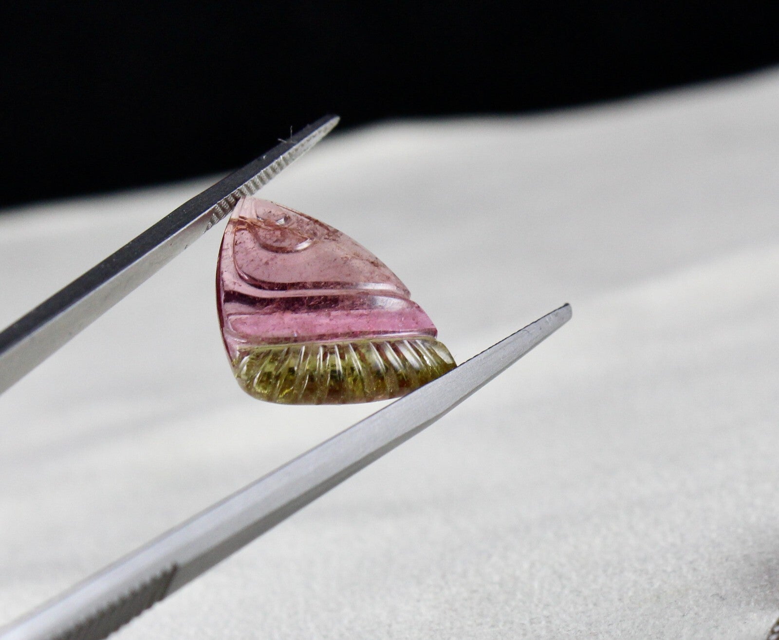 Certified Natural Multi Colour Tourmaline 34.07 Ct Gemstone Pendant Earring