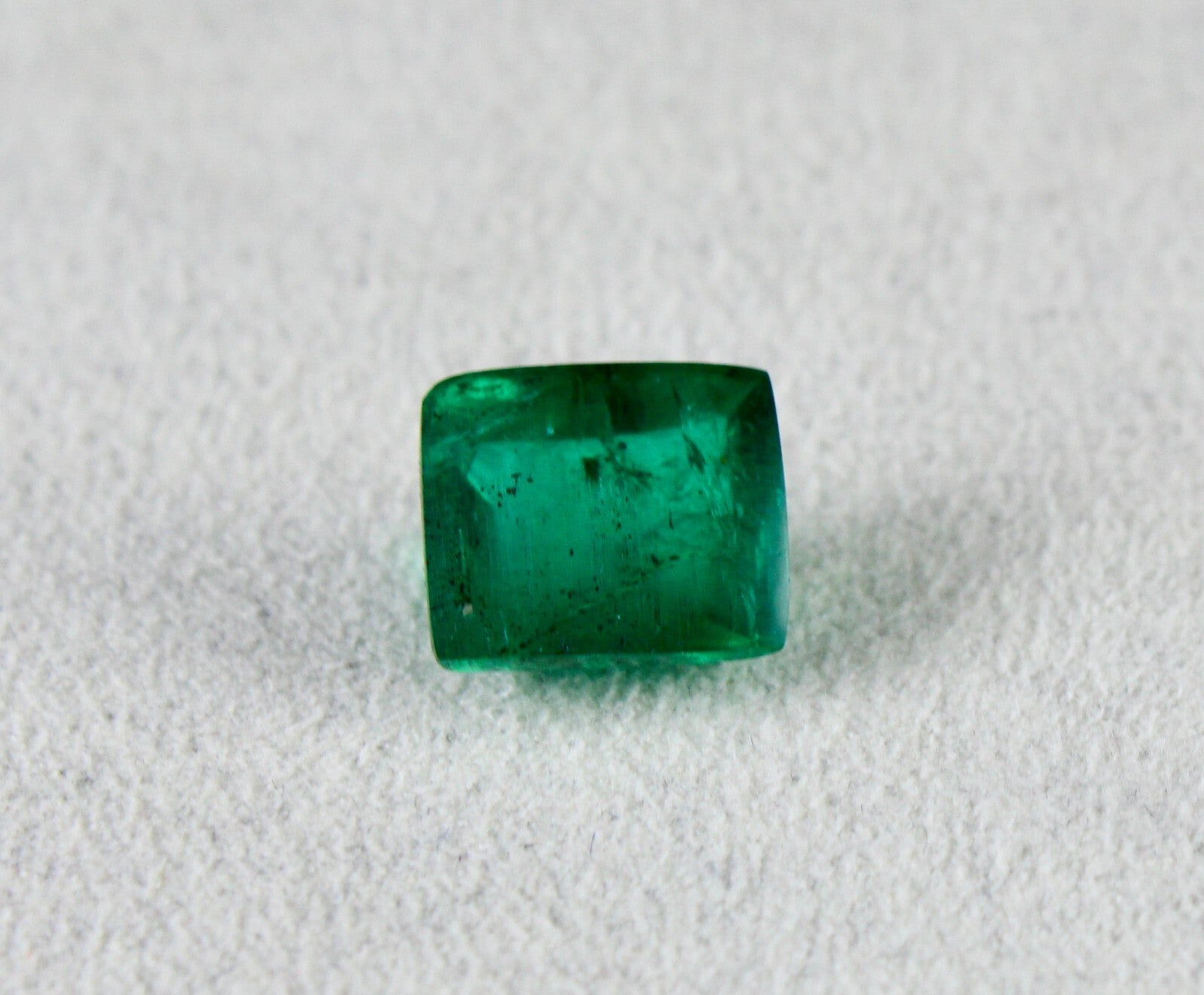 Certified Gsi Natural Zambia Emerald 6.98ct Sterling Silver Ring Pendant