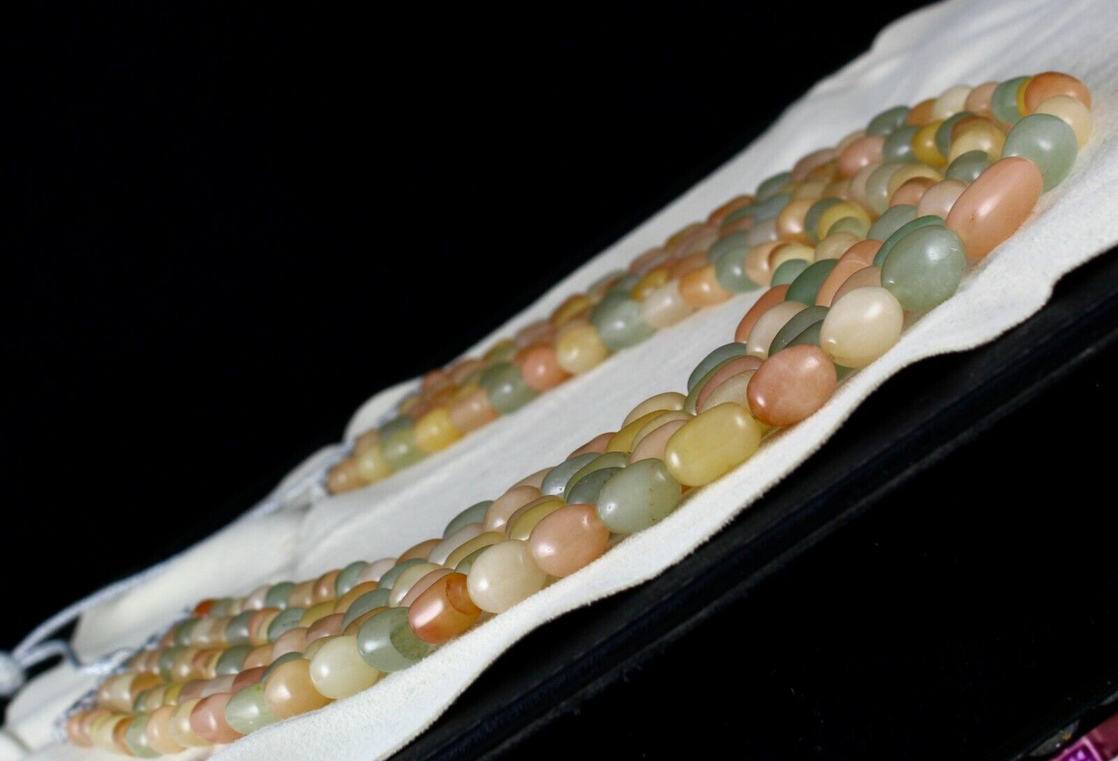 MULTI NATURAL SEMI PRECIOUS BEADS CABOCHON 5L 1115 CTS GEMSTONE FASHION NECKLACE