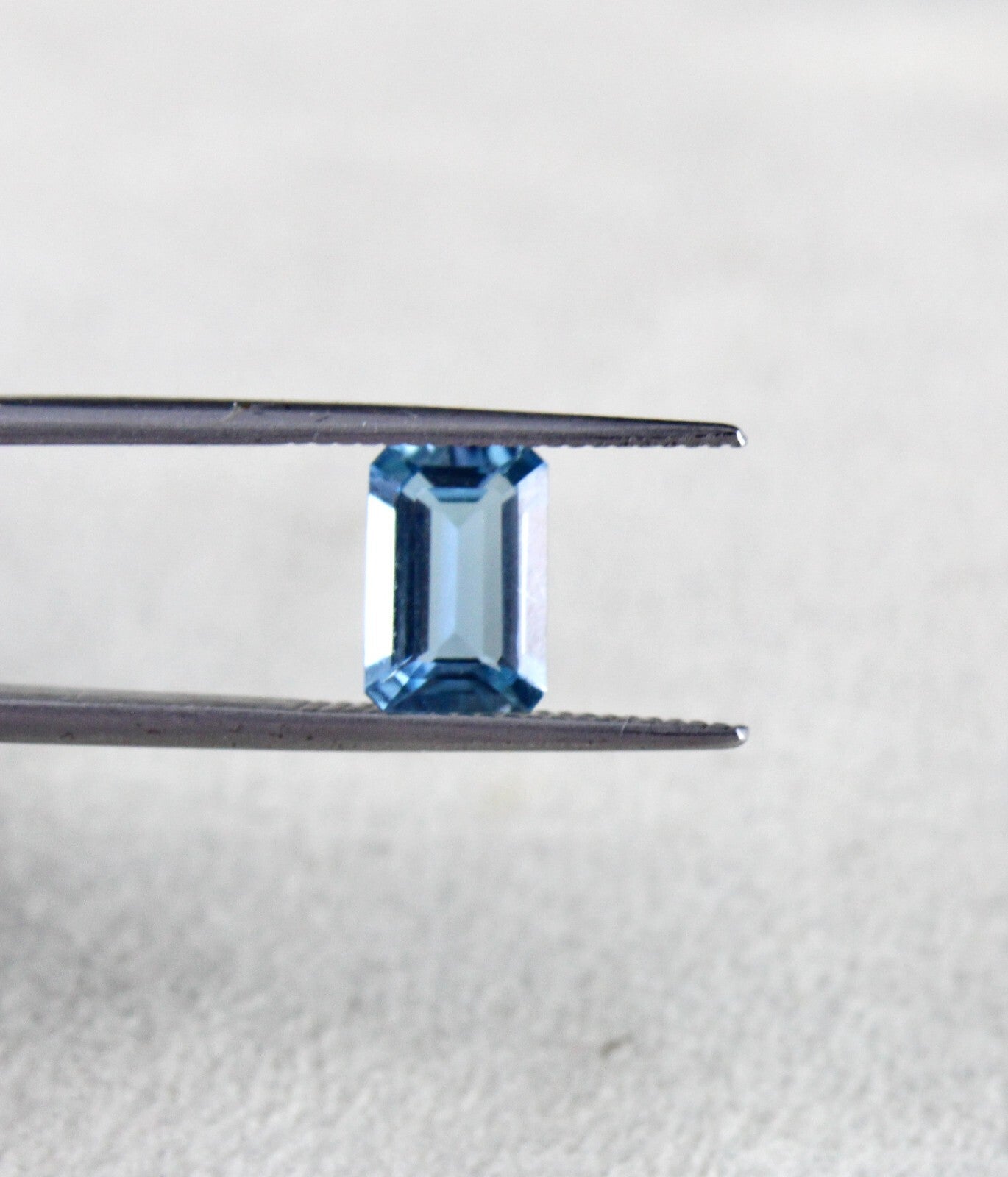 Natural Blue Aquamarine 1.56ct 9x6mm Octagon Cut Gemstone Ring Pendant