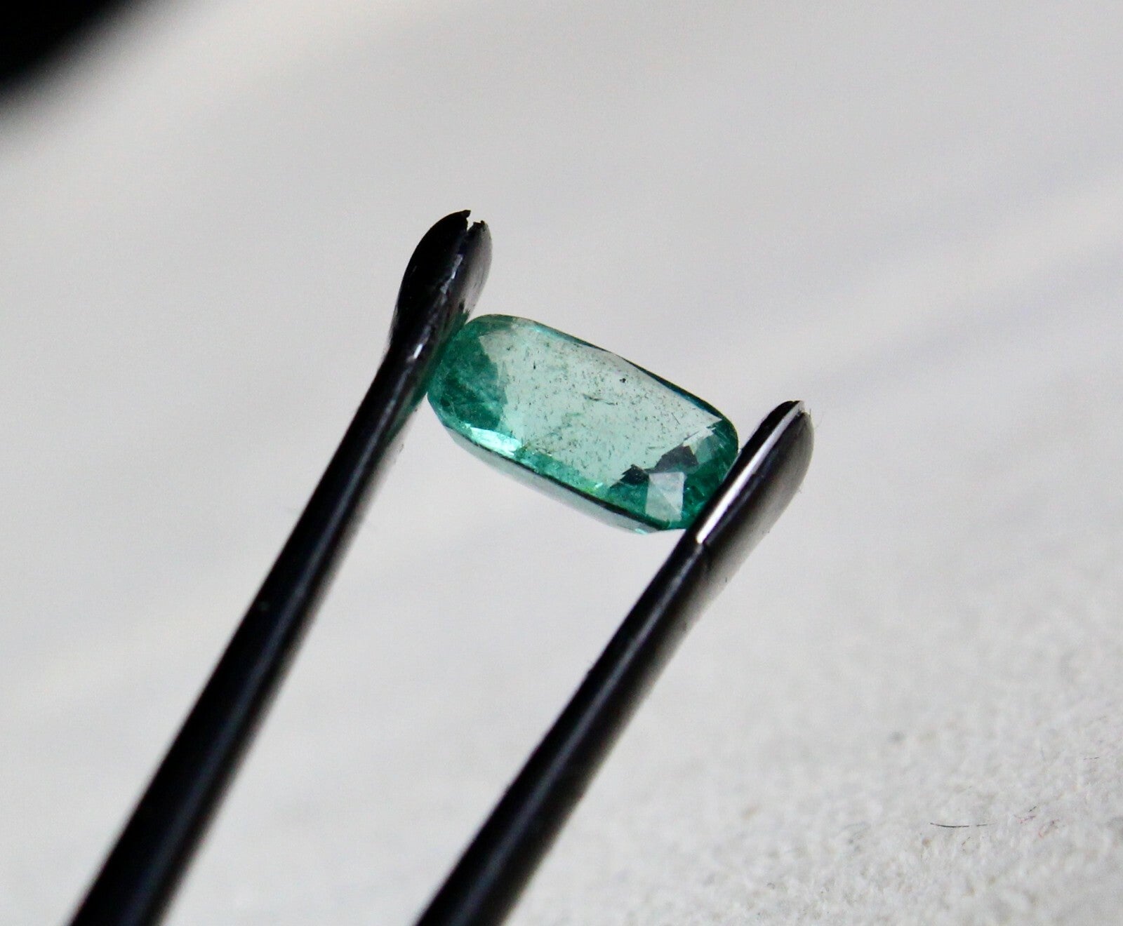 Natural Old Spinel Emerald Cushion Cut 3 Pcs Gemstone Ring Pendant 2.58 Ct