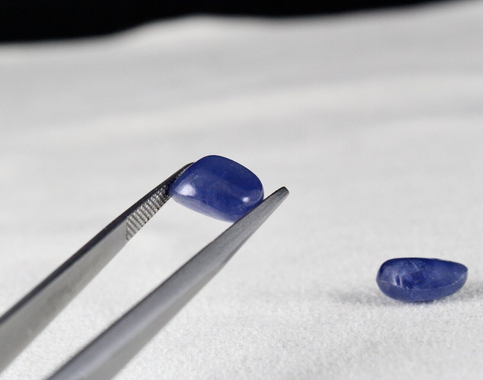 Natural Blue Sapphire Oval Pair 10.07 Carat Untreated Gemstone Earring Designing