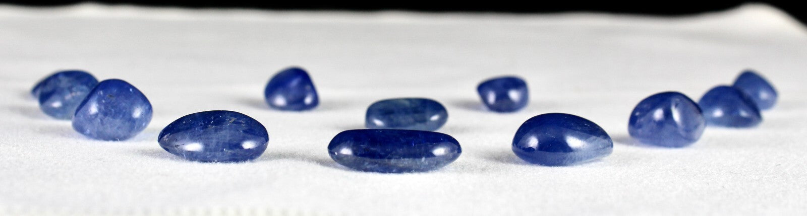 Certified Natural Blue Sapphire Cabochon 156.87 Ct Gemstone Set 12 Pc