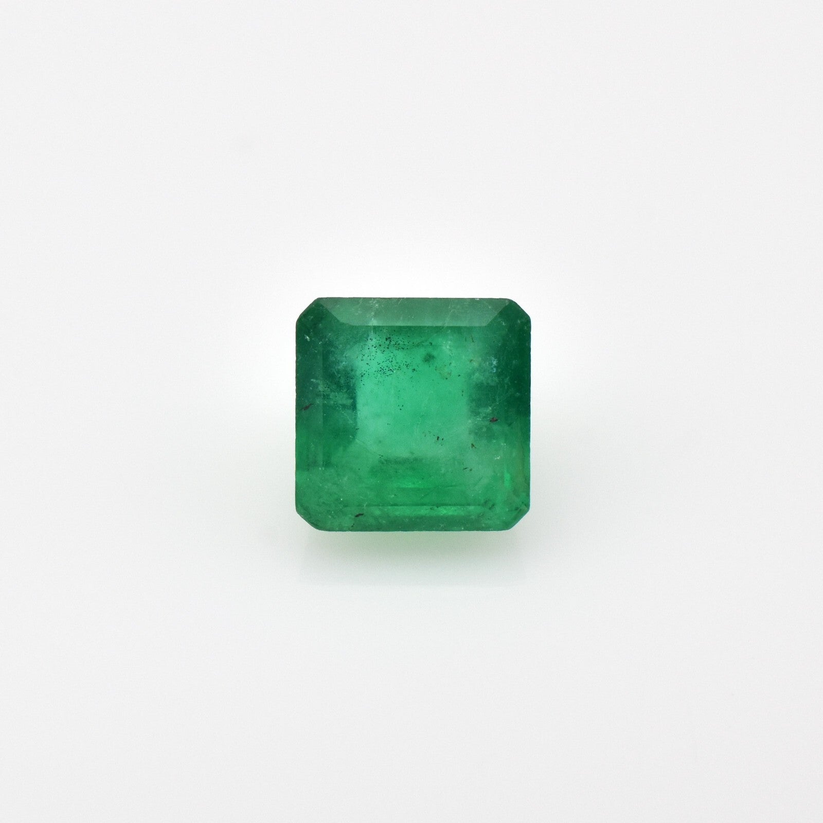 Natural Emerald 6mm 0.81 Ct Square Gemstone Ring/may Birthstone Gift For Her