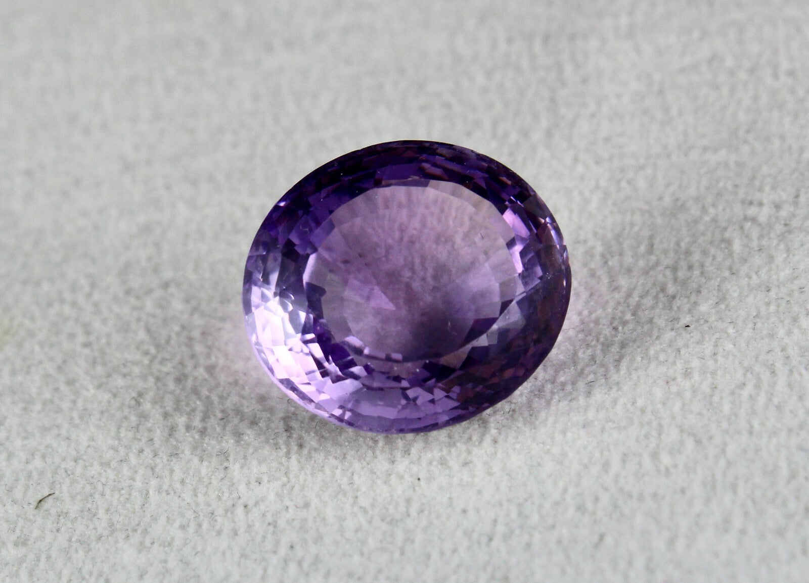 Natural Amethyst Oval Cut 25.65 Ct Gemstone Ring Pendant 20x18 Mm
