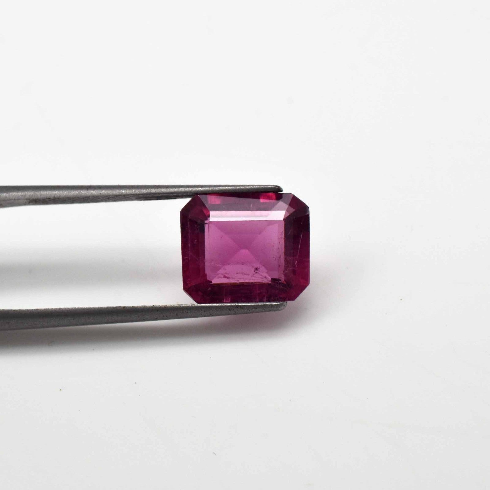 Natural Pink Tourmaline Rubellite 3.76 Ct Octagon Loose Gemstone Ring Pendant