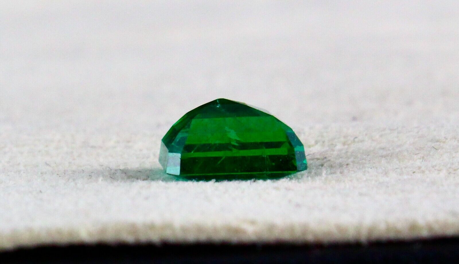 TOP NATURAL EMERALD OCTAGON CUT 3.85 CARAT 11X8MM PRECIOUS GEMSTONE RING PENDANT