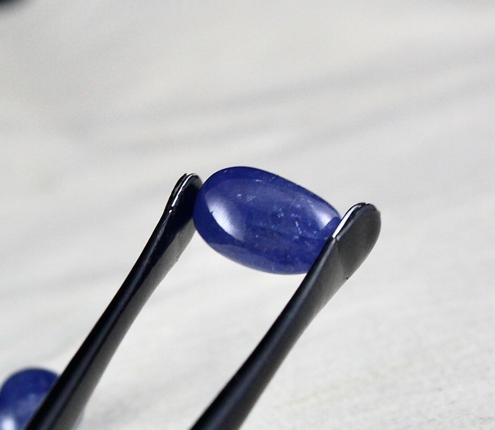 Natural Blue Sapphire Earring Cabochon Oval Pair 16.70 Carats Gemstone Designing