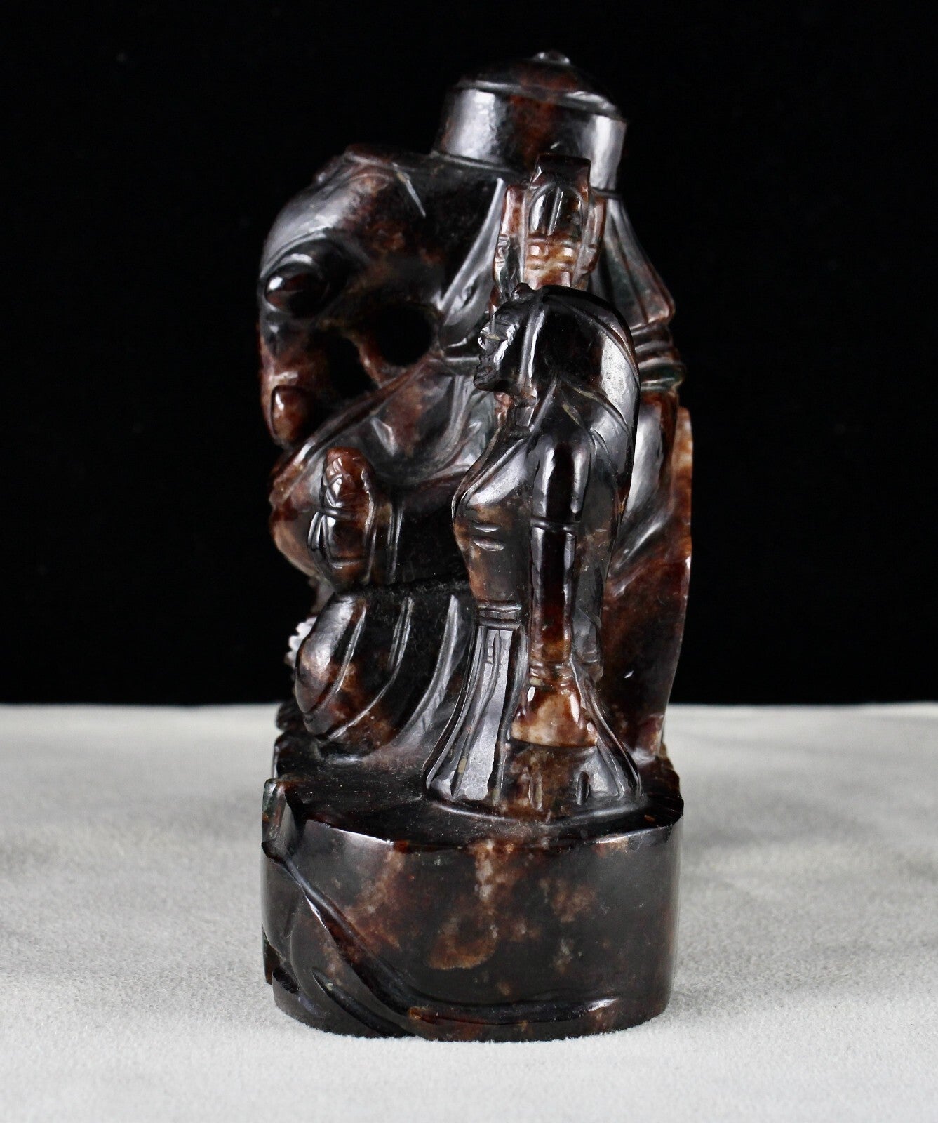 Certified Natural Hessonite Gomed 7275 Ct Lord Ganesha Gemstone Statue Decor