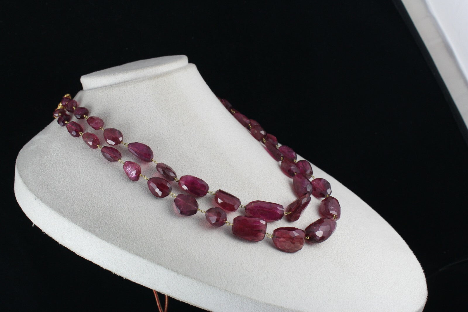 Certified Natural Pink Tourmaline Rubellite 669 Ct Gemstone Fine Necklace