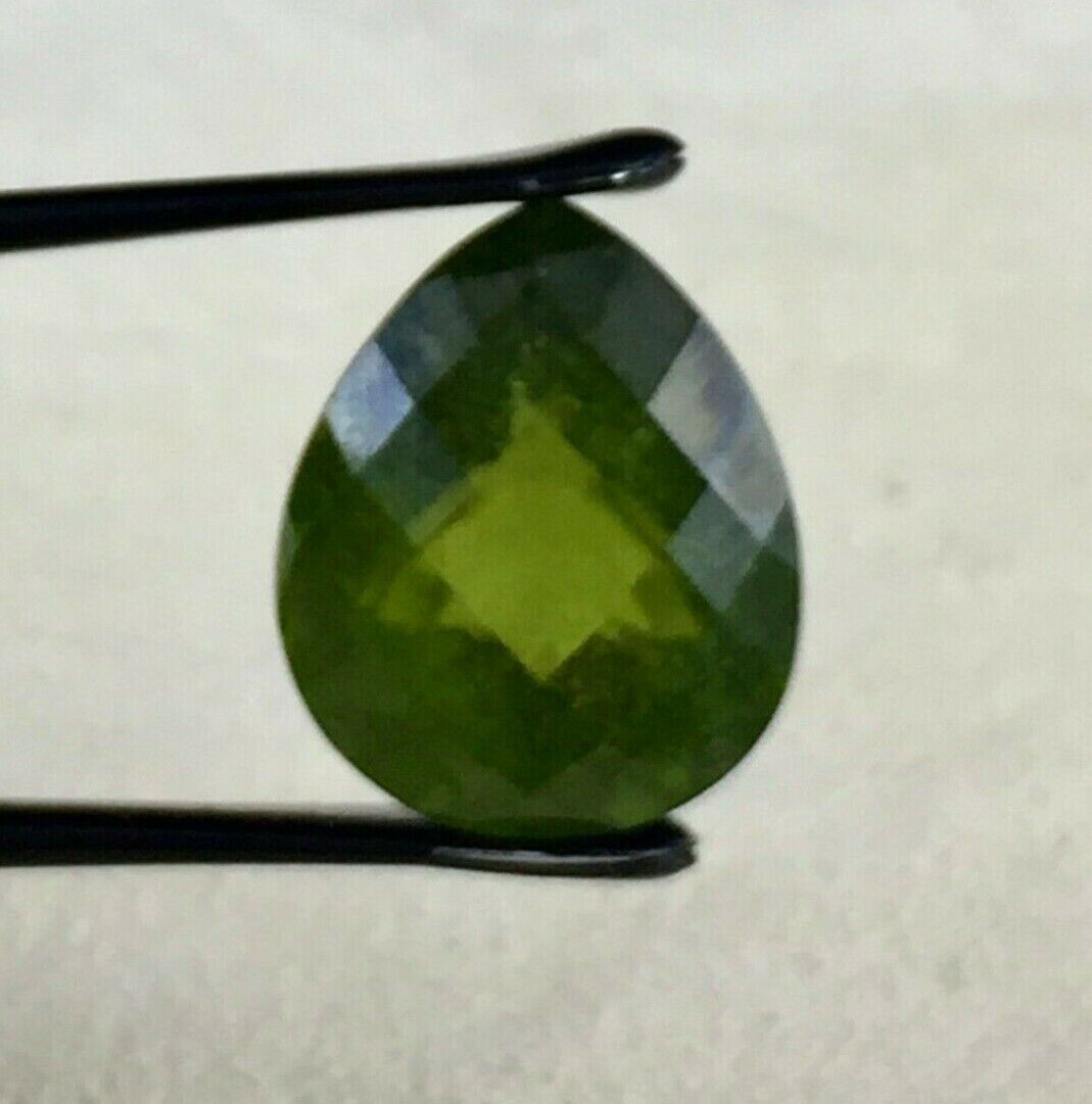 NATURAL GREEN VESUVIANITE IDOCRASE PEAR CUT 16.06 CTS GEMSTONE FOR RING PENDANT