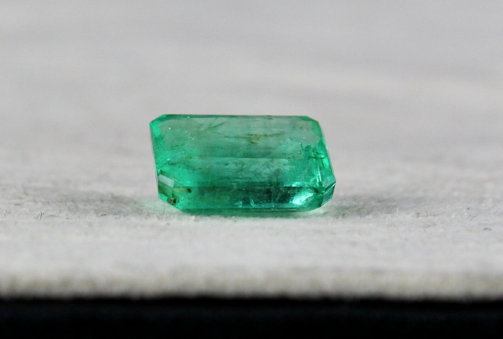 Certified Natural Colombian Emerald Octagon 3.71ct Sterling Silver Ring Pendant