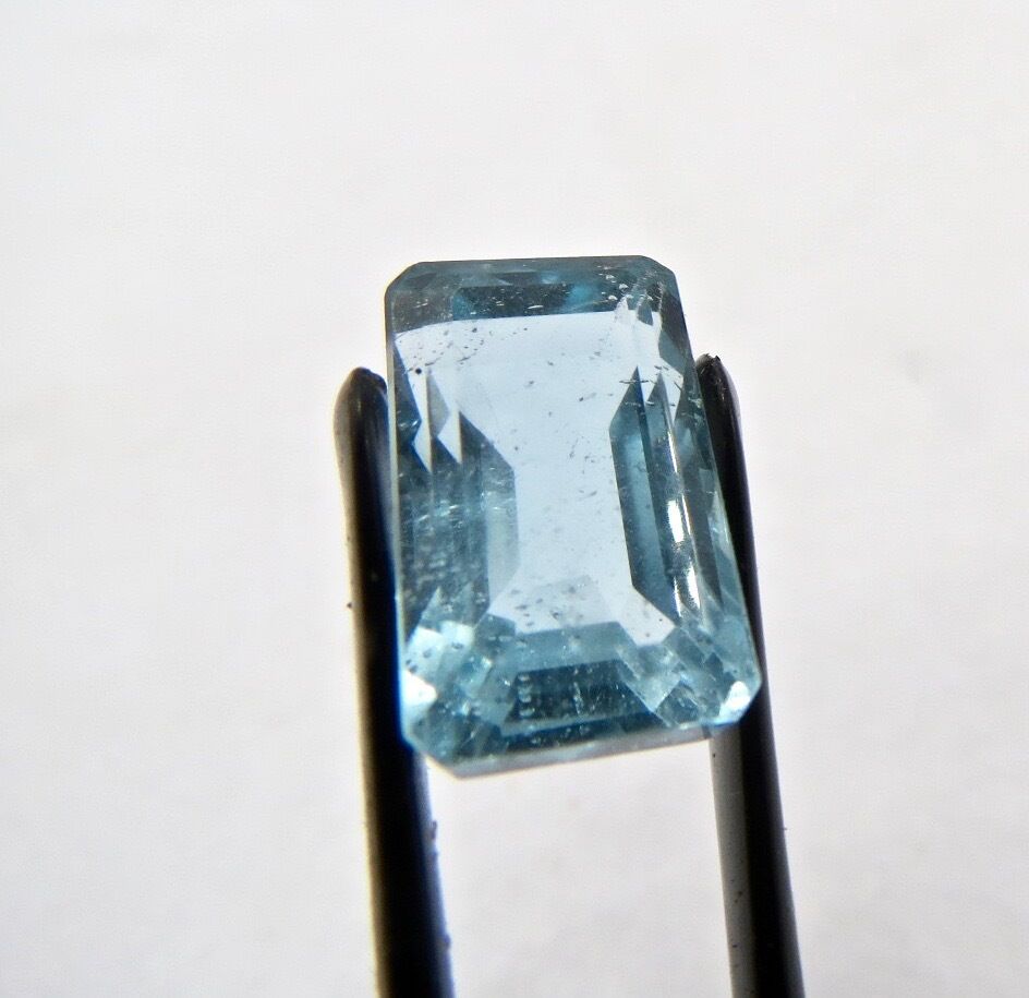 Natural Blue Aquamarine Octagon Cut 13X8mm 8.53 Ct Loose Gemstone Ring Pendant