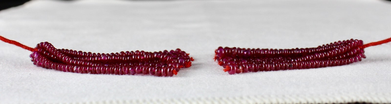 Certified Natural Burma Ruby Beads 79.50 Ct Tassel Gemstone Hanging Earrings