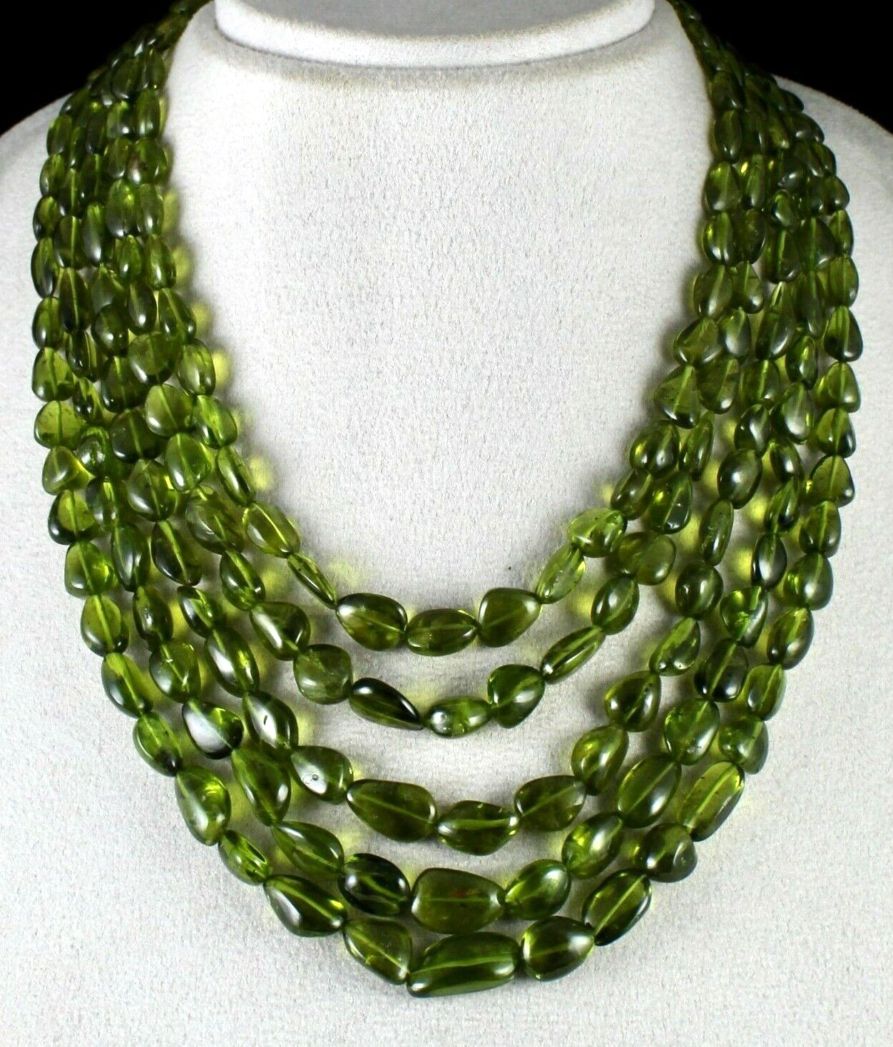 Certified Natural Green Peridot Necklace 1024ct Cabochon Gemstone Party Jewelry