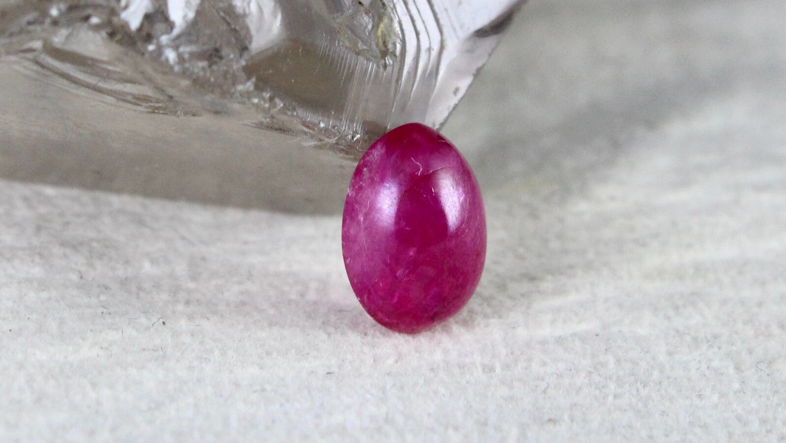 Certified Natural Burmese Ruby 3.95ct Oval Cabochon Gemstone For Ring/pendant