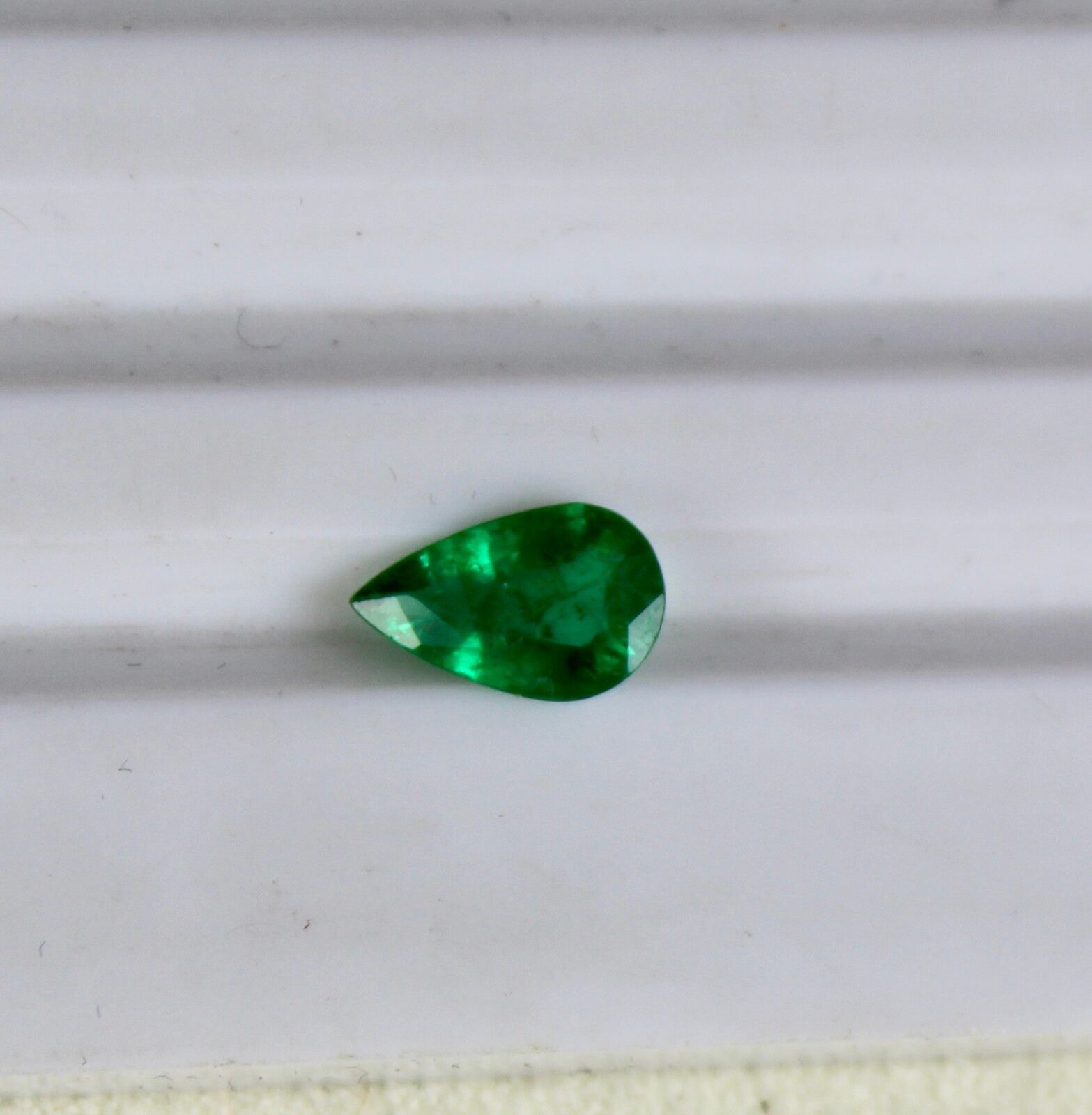 10MM NATURAL ZAMBIAN EMERALD PEAR SHAPE 1.20 CARATS GEMSTONE FOR RING & PENDANT 